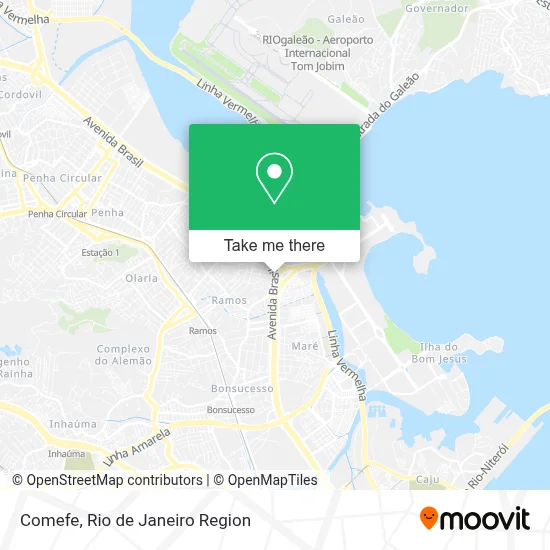 Comefe map