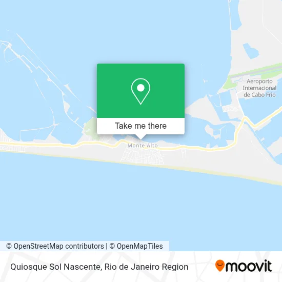 Quiosque Sol Nascente map