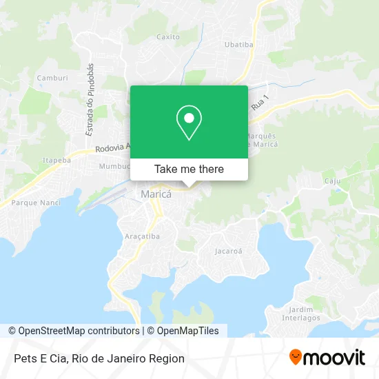 Pets E Cia map