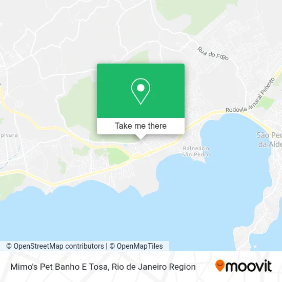Mimo's Pet Banho E Tosa map