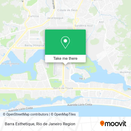 Barra Esthetique map