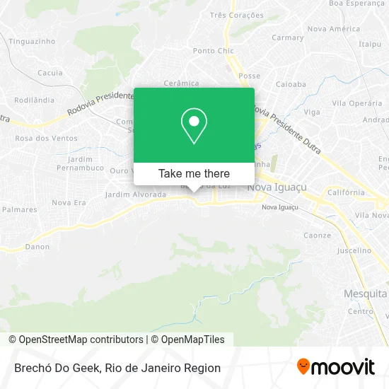 Brechó Do Geek map
