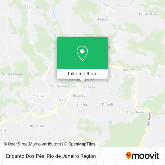 Encanto Dos Pés map