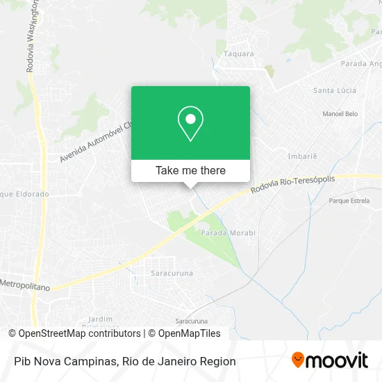 Pib Nova Campinas map