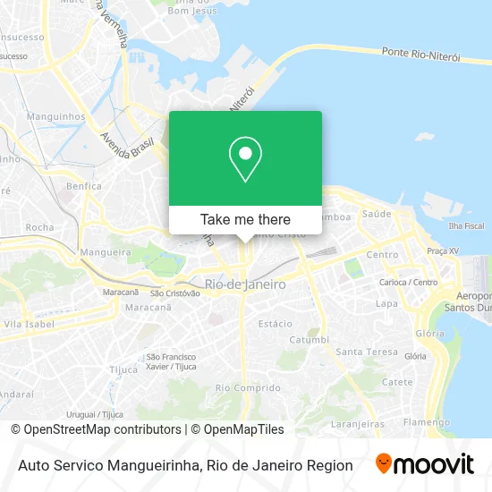 Auto Servico Mangueirinha map