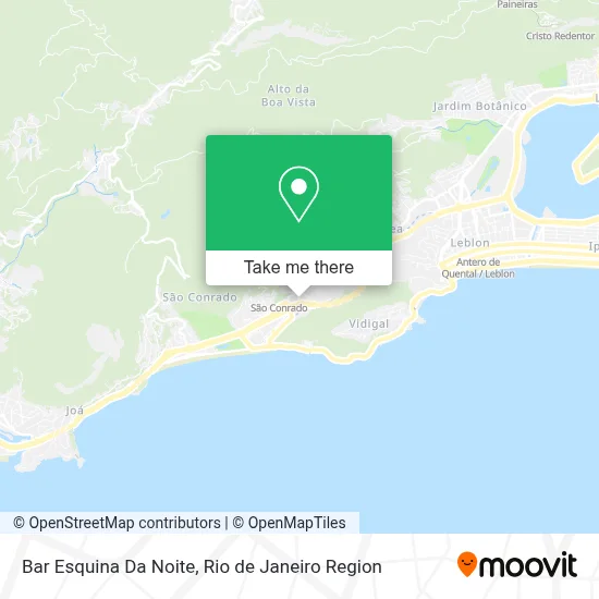 Bar Esquina Da Noite map