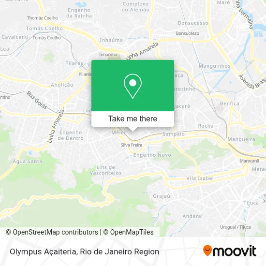 Olympus Açaiteria map