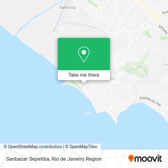 Sanbazar Sepetiba map