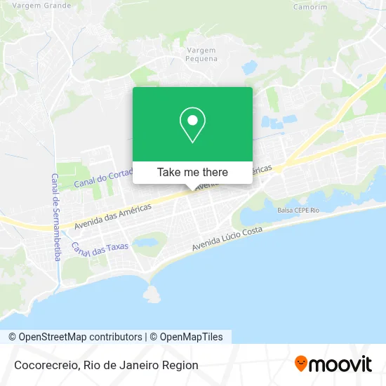 Cocorecreio map