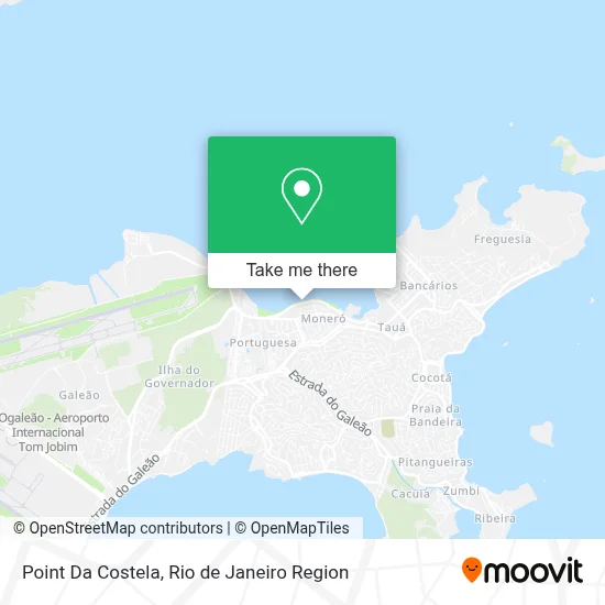 Point Da Costela map