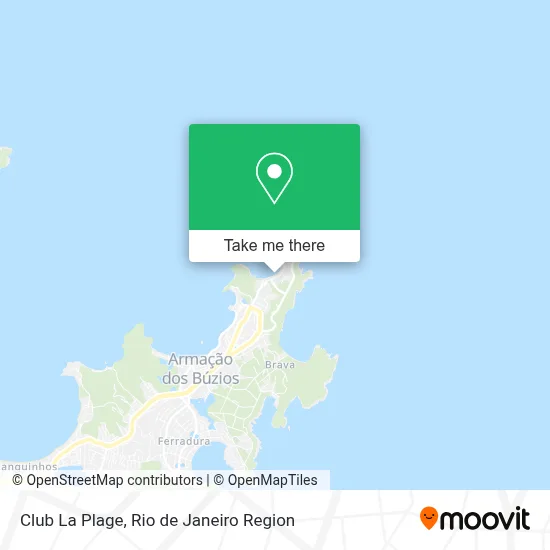 Club La Plage map