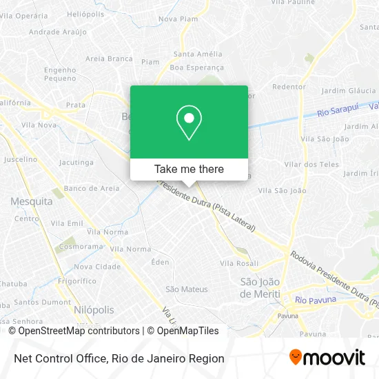 Net Control Office map