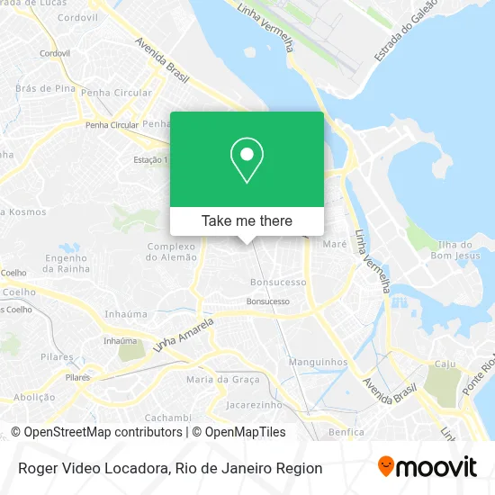 Roger Video Locadora map