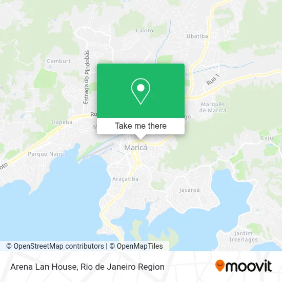 Arena Lan House map