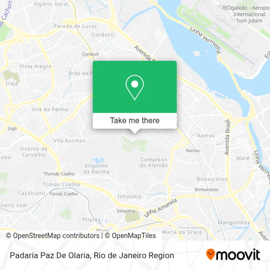 Padaria Paz De Olaria map