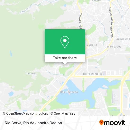 Rio Serve map