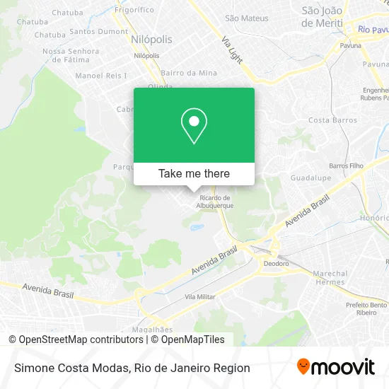 Simone Costa Modas map