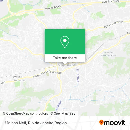 Malhas Neif map