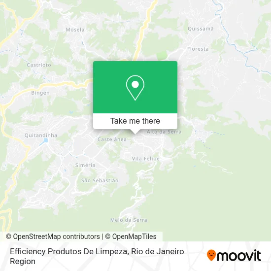 Efficiency Produtos De Limpeza map