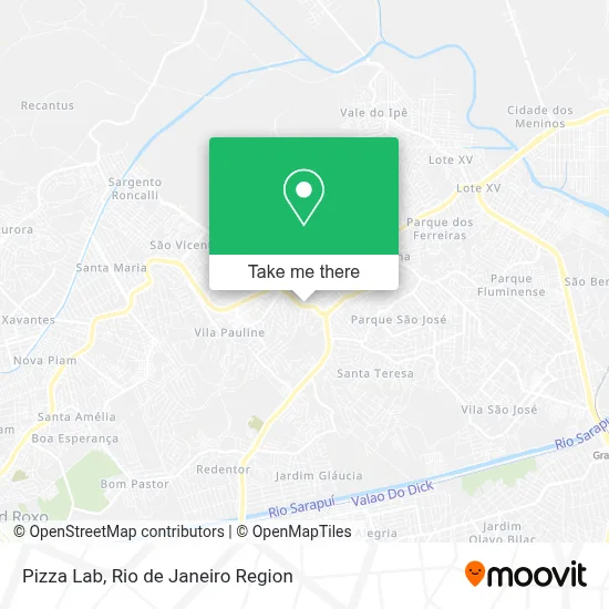 Pizza Lab map