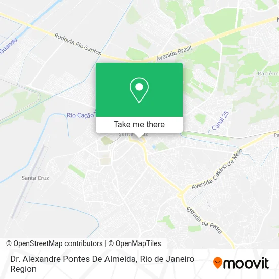 Dr. Alexandre Pontes De Almeida map