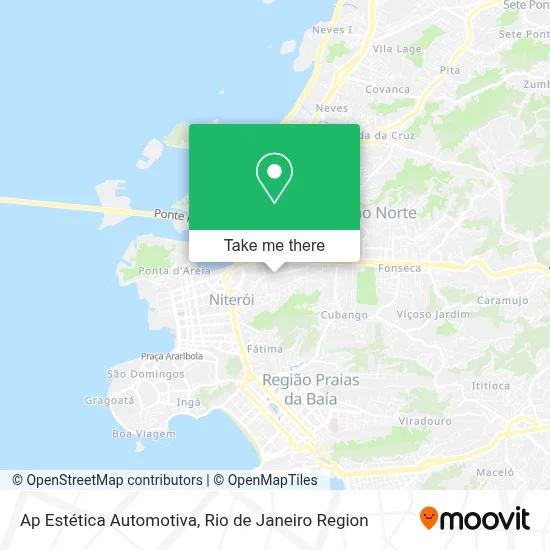 Ap Estética Automotiva map