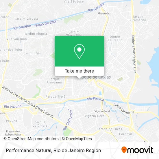 Performance Natural map