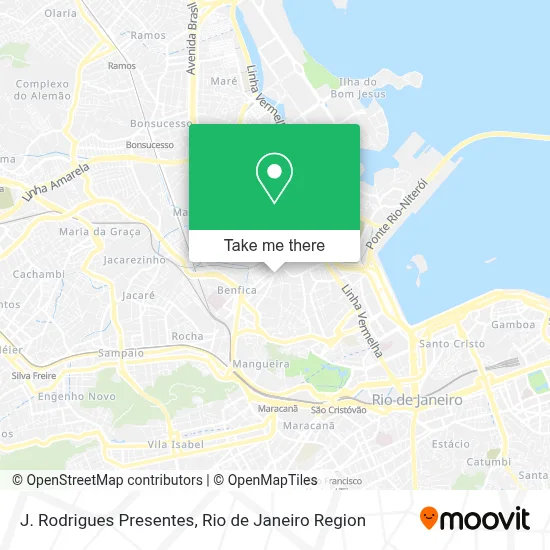 J. Rodrigues Presentes map