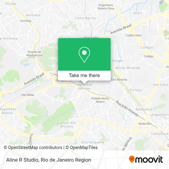 Aline R Studio map