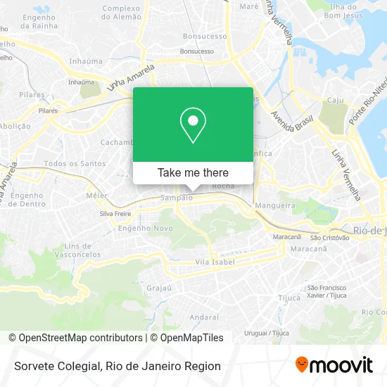 Sorvete Colegial map