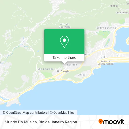 Mundo Da Música map