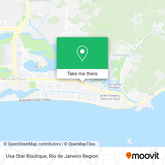 Usa Star Boutique map