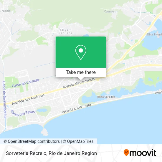 Sorveteria Recreio map