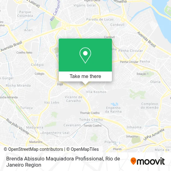 Brenda Abissulo Maquiadora Profissional map
