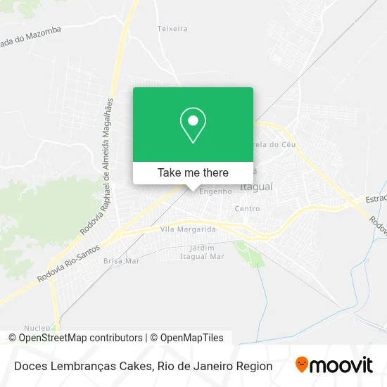 Doces Lembranças Cakes map