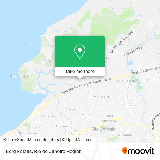 Berg Festas map