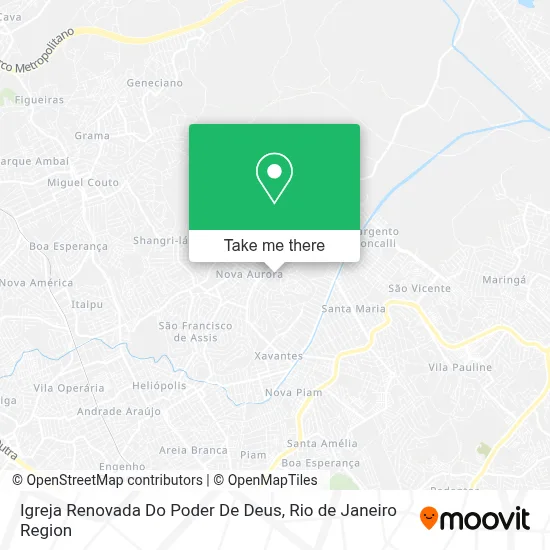 Igreja Renovada Do Poder De Deus map