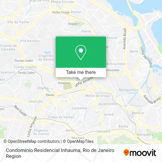 Condominio Residencial Inhauma map