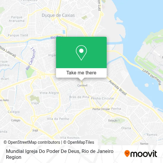 Mundial Igreja Do Poder De Deus map