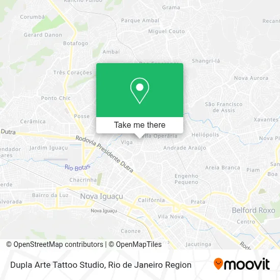 Dupla Arte Tattoo Studio map