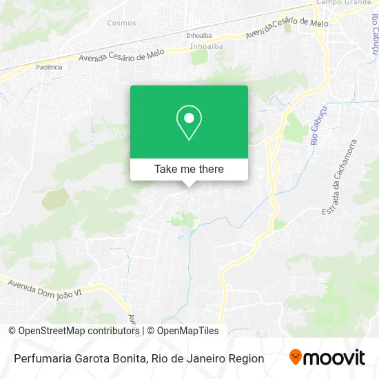 Perfumaria Garota Bonita map