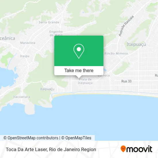 Toca Da Arte Laser map