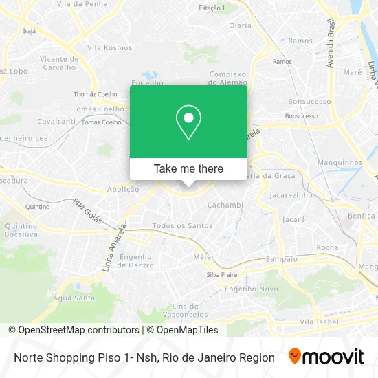 Norte Shopping Piso 1- Nsh map