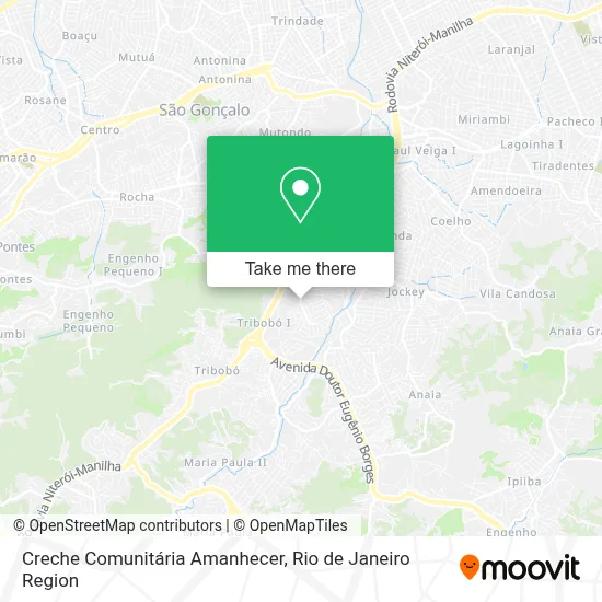 Creche Comunitária Amanhecer map