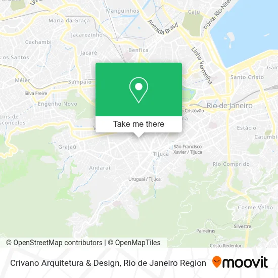Crivano Arquitetura & Design map