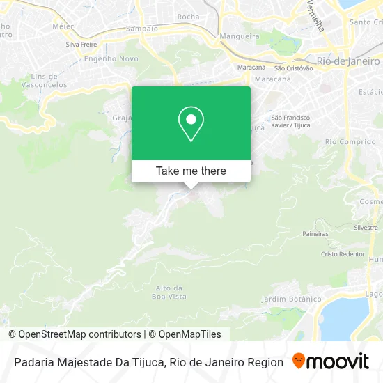 Padaria Majestade Da Tijuca map
