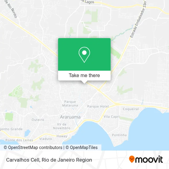 Carvalhos Cell map