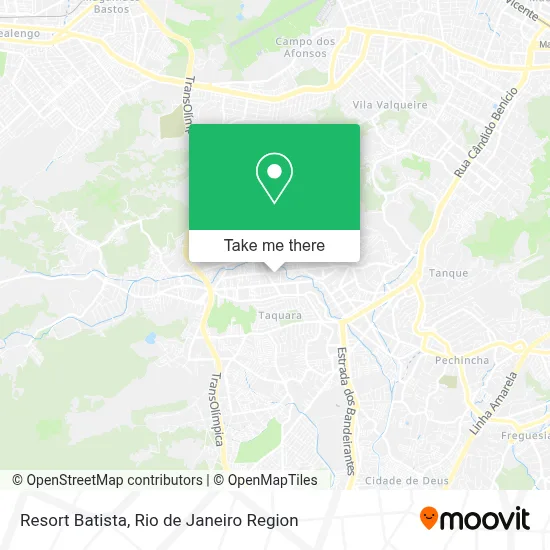 Resort Batista map