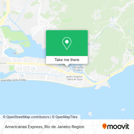 Americanas Express map