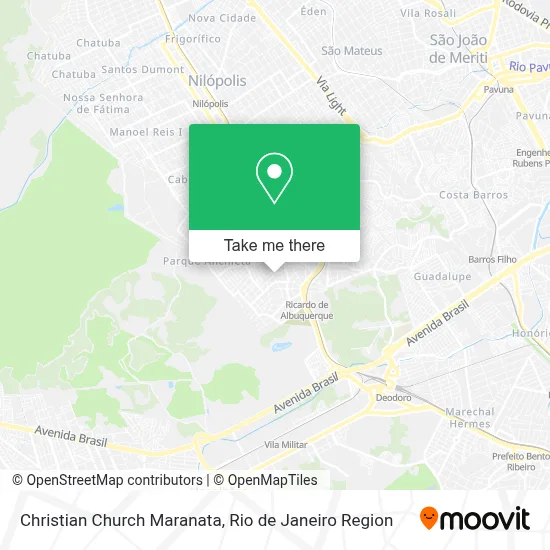 Christian Church Maranata map